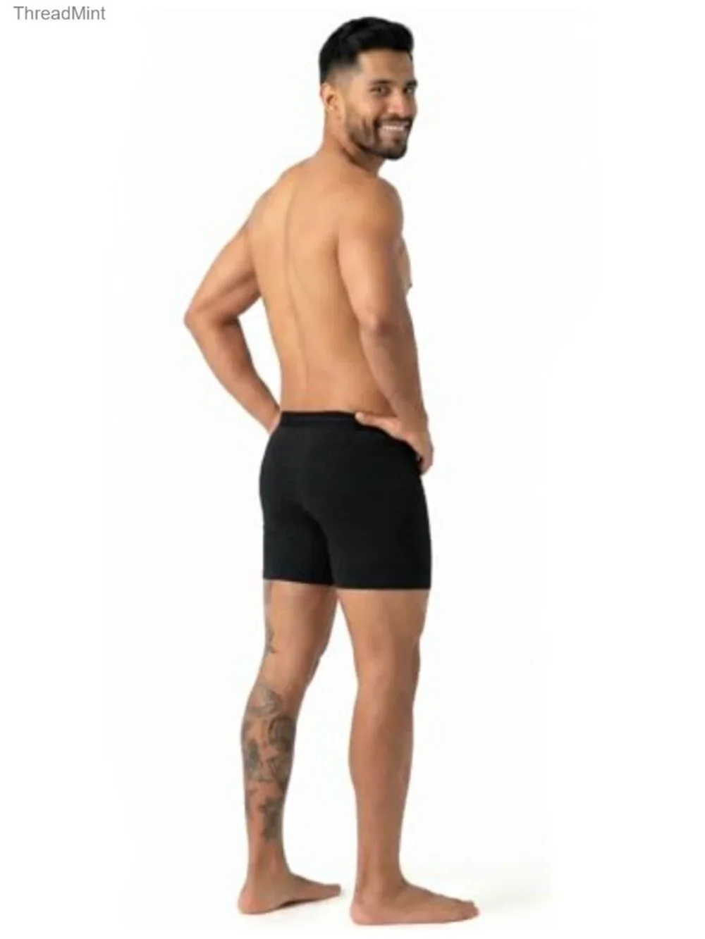 100% Merino Wool Boxer Briefs Breathable Slim Fit Underwear